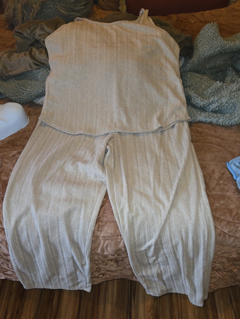 Women’s Soft Ribbed Sleep Set - Cream